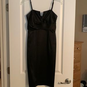 Pencil length black dress. Size 4